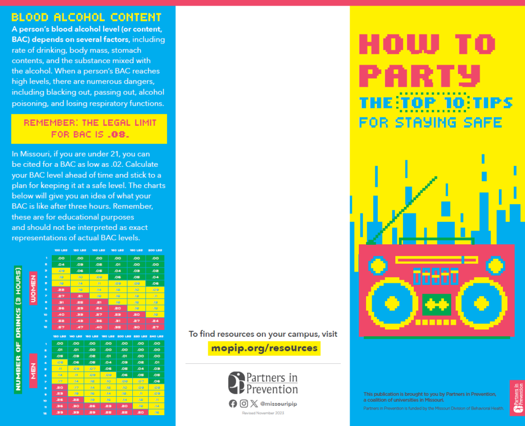 How to Party Brochure